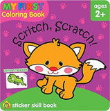 School Zone Scritch, Scratch! My First Coloring and Sticker Skill Book Ages 2+