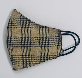 Adult Face Mask, Fabric, Contoured, BURBERRI PLAID