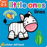 School Zone Little Ones Lines Sticker Skill Book Ages 2-3