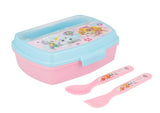 Disney Kids Sandwich Box with Cutlery - Paw Patrol Girls