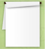 Flip Chart Paper (3-hole punched), 22x34, 40 sheets, WHITE