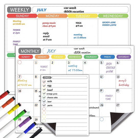 Magnetic Dry Erase 3 Whiteboard Planner Set