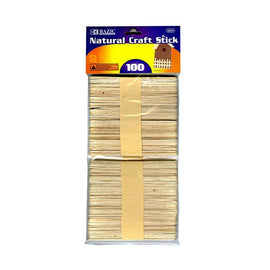 BAZIC Natural Craft Palette Stick, 100Count