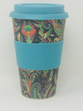 Eco Bamboo Fibre Cup, Paisley & Floral Patterns