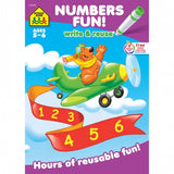 School Zone Numbers Fun, Write &amp; Reuse, Ages 5-6