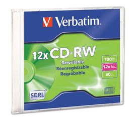 Verbatim 12x CD-RW, 700MB, 80MIN