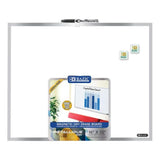 BAZIC Aluminum Framed Magnetic Whiteboard, 16 X 20"