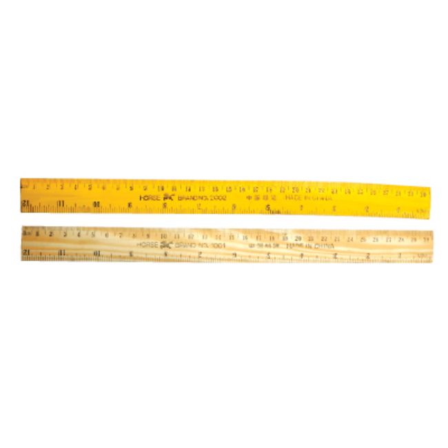 Long Brown Ruler Horse, Ruler, Wooden, Brown, 12inch - Charrans.com