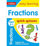 Collins Easy Learning Quick Quizzes, Fractions Ages 5-7, BY Collins UK