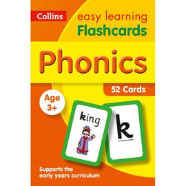 Collins Easy Learning Flashcards, Phonics Ages 3-5, BY Collins UK