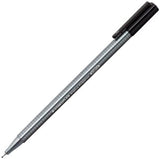 Staedtler Felt-Tip Pen, Triplus Fineliner, Black, Single Count