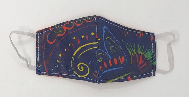 Kids Face Mask, Contoured, Fabric, Patterned - Charrans.com