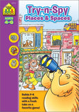 School Zone Try-N-Spy Places &amp; Spaces, Ages 4-6