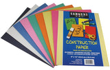 Sargent Art Construction Paper, 9" x 12", 50 sheets, assorted colours