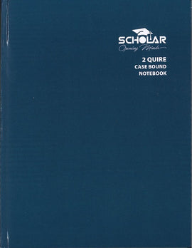 Scholar Hardcover Casebound Notebook, 8" x 10", Glossy Cover