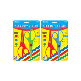 BAZIC, Scissors, 5 1/2" Kid's Safety, 2count