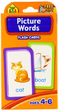 School Zone Picture Words Flash Cards Ages 4-Up