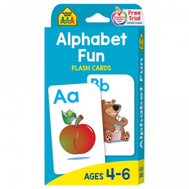 School Zone Alphabet Fun Flash Cards Ages 4-6