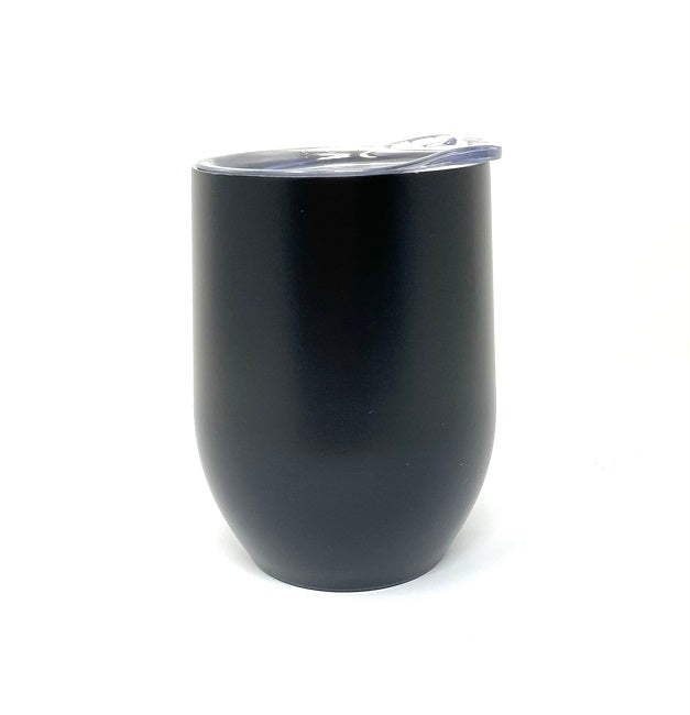 Vacuum Cup With Lid, 350ml, Black